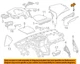 GM OEM 15-16 ATS Instrument Panel Components-Defroster Grille 22980142