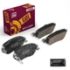 Rear Ceramic Disc Brake Pad Set for 18-25 Nissan Leaf 17-23 Qashqai Rogue