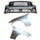 for 2024- 26 Ford Mustang GT front bumper cover grille fender set Iconic Silver