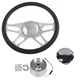 14" 9-Bolt 4-Spoke Steering Wheel Kit Chevy Camaro 67/ Chevelle/El Camino 67-...