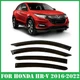 Smoke Tinted Window Visors Deflectors Rain Guards for Honda HR-V HRV 2016-2022