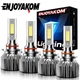 For Toyota Sienna 2004-2010 White LED Headlight High Low Beam Bulbs Combo Kit