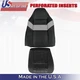 2005 For Ford F250 F350 Harley Davidson Driver Top & Bottom Leather Covers Black