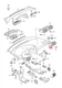 Genuine VW Golf Cabriolet R32 GTI Rabbit Variant 4Motion Vent 5K0819704JVAL