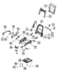 Genuine Mopar Rear Seat Support 4610343aa