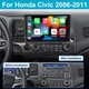 For Honda Civic 2006-2011 Apple CarPlay Android 12 Car Radio Stereo GPS Navi FM
