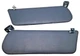 1987-96 Ford F150 F250 Bronco Sun Visor Set Driver Passenger w Clips Blue Vinyl