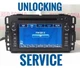 UNLOCKING SERVICE FOR 2007 - 2008 Saturn OEM Navigation Radio