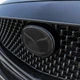 For 2025-2026 Mazda 3 Front Emblem Decal Precut Smoked Vinyl Overlay Tint