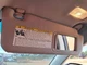 Passenger Sun Visor Illuminated Fits 13-15 LEXUS GS350 4775902