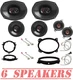 JBL Stage3 6x9" &  6.5" Door | 3.5" Dash Speakers for 2010-2023 Toyota 4Runner