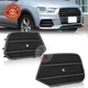 Fit 2016-2018 Audi Q3 Driver & Passenger Side W/ PAS Hole Bumper Fog Light Cover