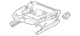 Genuine Volkswagen Seat Frame 5QM-881-105-L