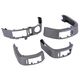 4Pcs Car Center Inner A/C Dash Air Vent Cover Trim For 2004-09 Toyota Prius