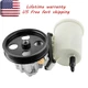 New Power Steering Pump w/ Pulley & Reservoir Fits for Dodge Ram 1500 2009-2010