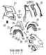 Genuine Mopar Shield Bracket Left 68357143AA