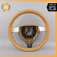05-08 Porsche Boxster Cayman 987 911 Steering Wheel Leather Beige OEM 49k