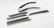 2009 AUDI A4 (B8 8K) DASH DOOR CONSOLE TRIM PANEL SET-6 (ALUMINUM FISH SCALE)