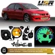 Ferrari Style Glow Gauge YELLOW Overlay For 03-06 Mitsubishi Lancer EVO 8
