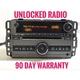 UNLOCKED 08-10 Saturn Vue AM FM Radio Stereo AUX 6 CD Player Radio     GM1069