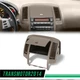 Fit For 05-06 Nissan Altima Storage Cubby Center Dash Radio Bezel AC Vents Brown