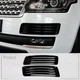 Black Front Bumper Grille Air Vent Cover For Land Rover Range Rover L405 2013-17