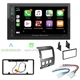 7" Screen Wireless Apple CarPlay AM/FM Car Stereo No CD for 2004-06 Nissan Titan