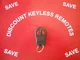 KARR  KEYLESS REMOTE  OXC-204  2-BUTTON  RED  LIGHT  VERY GOOD CONDITION