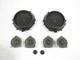 Porsche Cayman 718 2018 Loudspeaker Woofer Tweeter Speaker Set 8 PC 17-24 :M