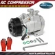 AC Compressor with Clutch for Ford F-250 F-350 F-450 F-550 Super Duty 2017-2019