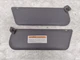 1992-1996 OBS Ford F150 F250 F350 Bronco LH RH Sun Visor Set Vinyl Grey OEM