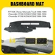 For 1988-1994 Chevy C K 1500 C2500 C3500 Dash Mat Dashboard Cover Carpet Gray