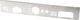 Kentrol 30562 Dash Panel SS Brushed w/out Opening for Radio Fits Jeep Each