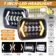130W 7x6" 5x7 LED Headlight Halo Bulb For Mazda Pickup B2000 B2200 B2600 1986-93