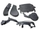 2017 Jaguar XE Front Left Driver Seat Trim Cover & Switch 5Pcs OEM