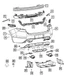 Genuine Mopar Close Out Panel Shield 68217070AA