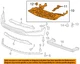 GM OEM 17-22 Trax Front Bumper Grille Bumper Components-Splash Shield 42577002