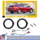 2X 6.5" Car Stereo Door Speaker Adapters + Wire Harness for Honda Accord Acura Y