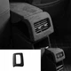 Black Suede Rear Air Outlet Vent Cover Trim 2021~2023 For Volkswagen ID.4 1PCS