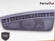 12-13 Audi A6 Quattro Dashboard Defrost Speaker Grille Trim Cover 4G1819635 Oem