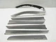 09-16 AUDI B8 A4 S4 DASHBOARD DOOR PANEL INTERIOR ALUMINUM TRIM SET OEM 122221