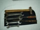 vintage tool kit w/ reproduction tool bag vintage tool roll old tool set antique