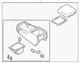 Genuine Nissan Console Assembly 96910-6GY1C