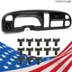 Fit For 98-2002 Dodge Ram 1500 2500 3500 Pickup Black Dashboard Bezel W/ Vents
