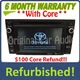 Refurbis 14 15 Toyota Tacoma OEM Entune Navigation GPS JBL AM FM Radio CD Player