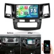 4+64G For 2005-2014 Toyota Fortuner Hilux Carplay NAVI GPS WIFI Car Stereo Radio
