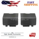 2x Rear Bumper Tow Eye Hook Cap Cover GJR9-50-EL1-51 For Mazda 6 2014-2017