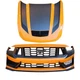 OEM front bumper cover hood panel set Orange for 2024-26 Ford Mustang Dark Horse