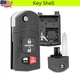 4B Flip Remote Key Fob Case Shell for Mazda 3 6 MX-5 Miata 2010 2011 2012 2013