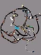 1987 Toyota Supra MK3 7MGTE Turbo Manual 5 Speed 3.0L Dash Wire Harness OEM